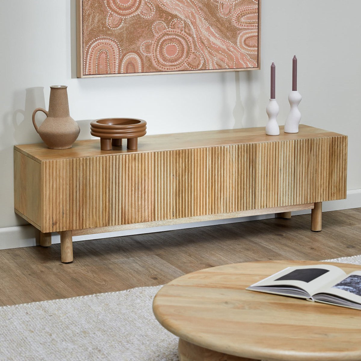 Calix Mango Wood Entertainment Unit - Exclusivia