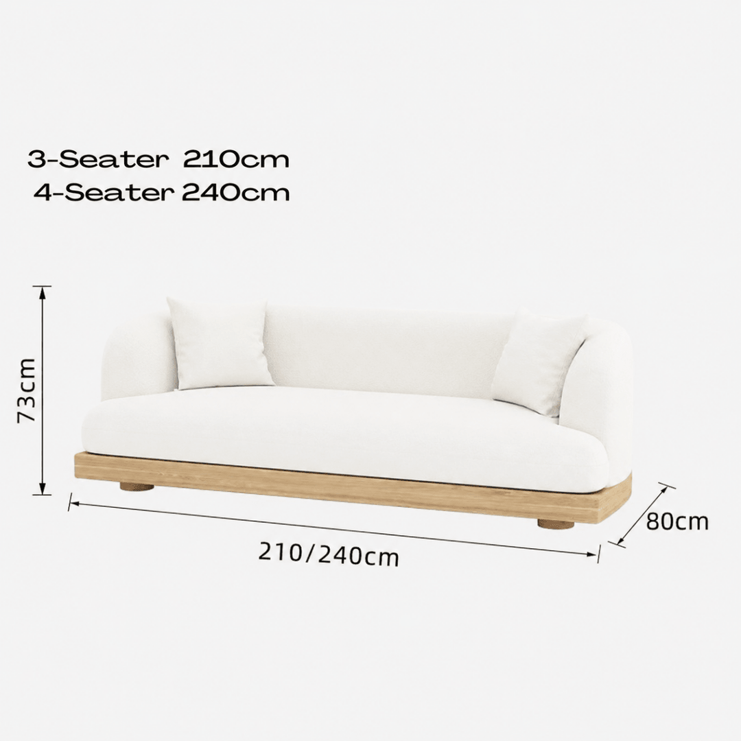 Camber Modern Boucle Sofa - Exclusivia