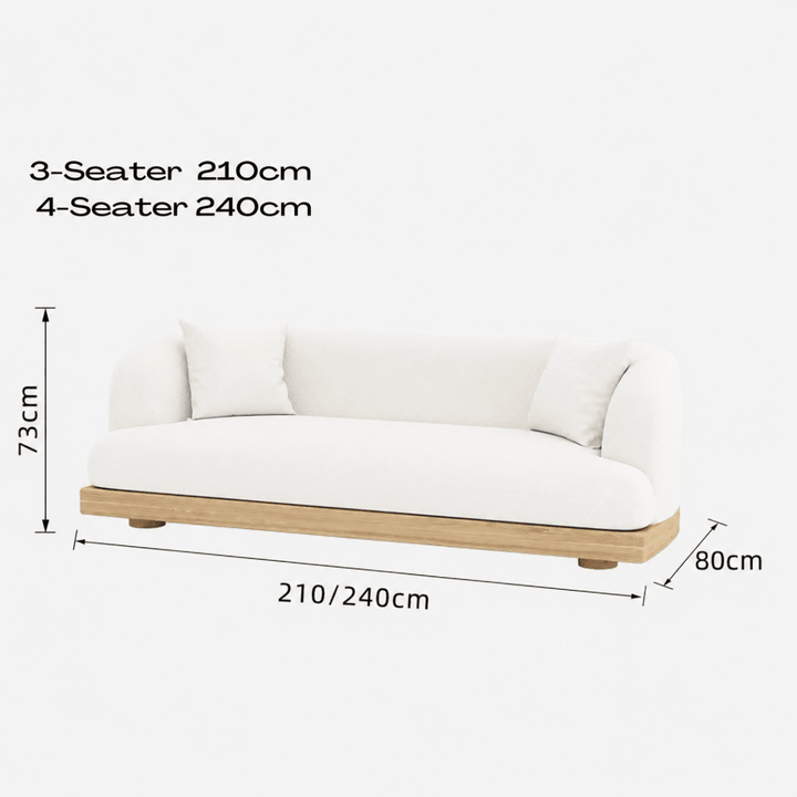 Camber Modern Boucle Sofa - Exclusivia