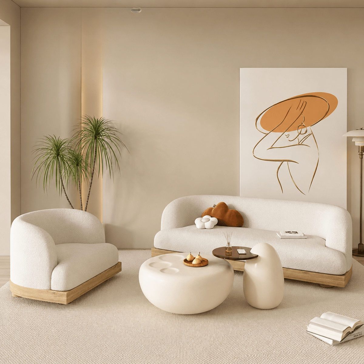 Camber Modern Boucle Sofa - Exclusivia