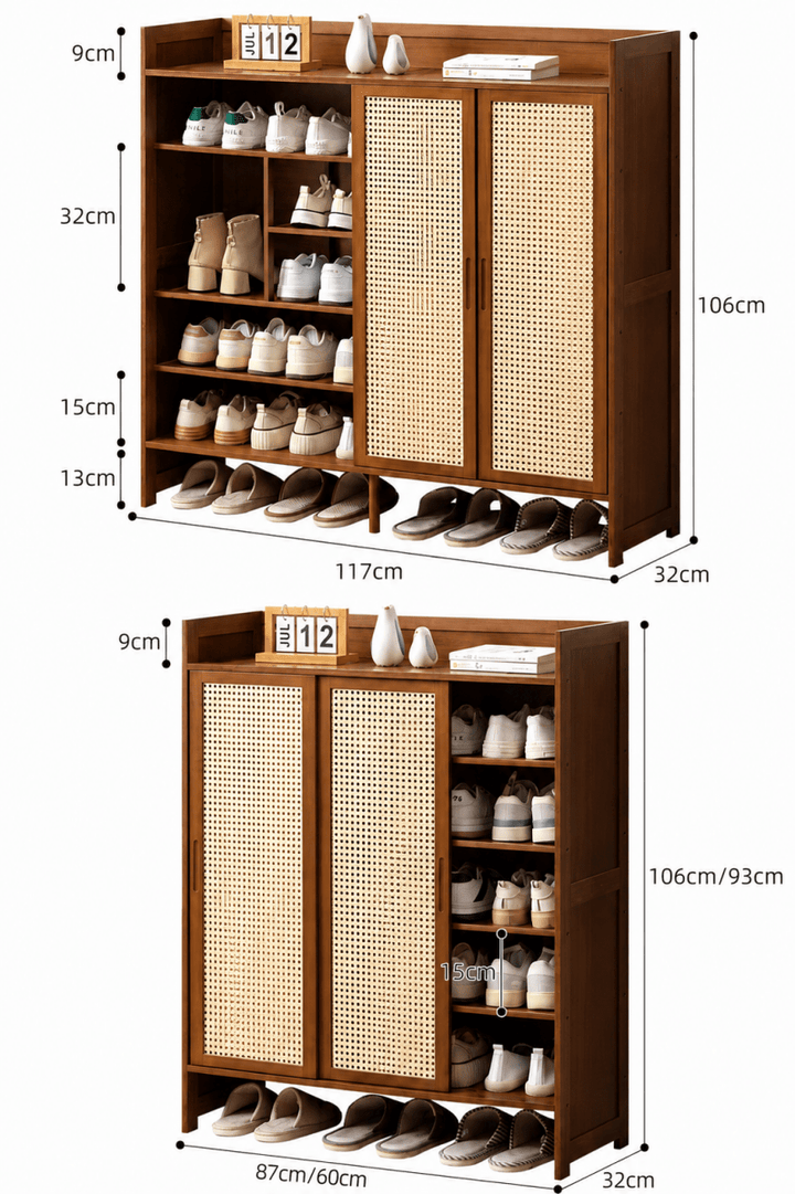 CaneCraft Shoe Cabinet - Exclusivia