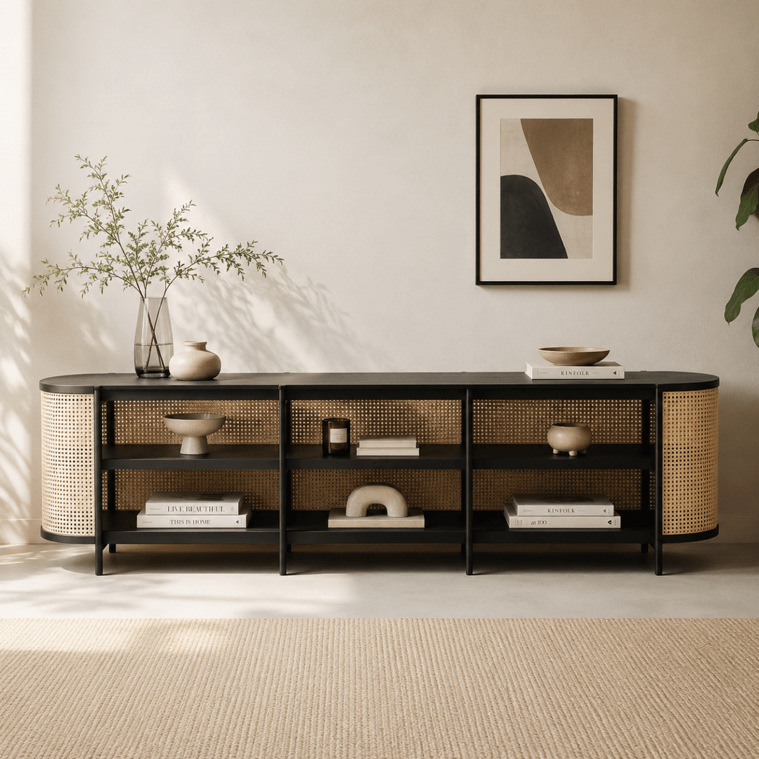 Caneora Rattan Console - Exclusivia