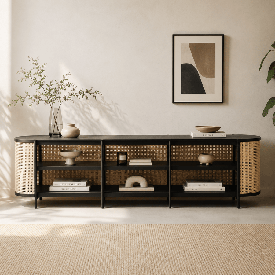 Caneora Rattan Console - Exclusivia