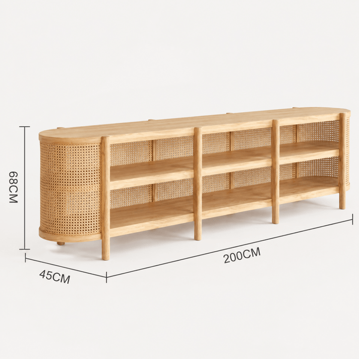 Caneora Rattan Console - Exclusivia