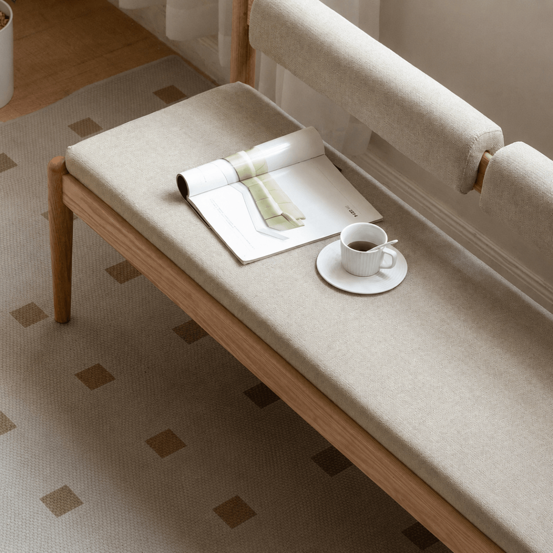 CANTIVER Oak Wood Dining Bench - Exclusivia