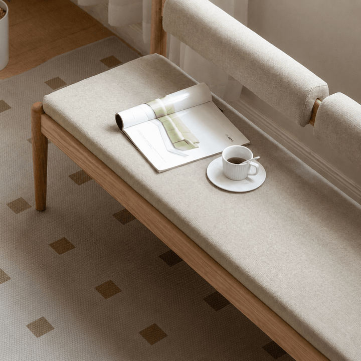 CANTIVER Oak Wood Dining Bench - Exclusivia