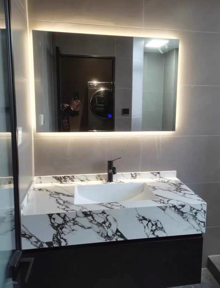 Carrera Modern Marble Bathroom Vanity Set - Exclusivia