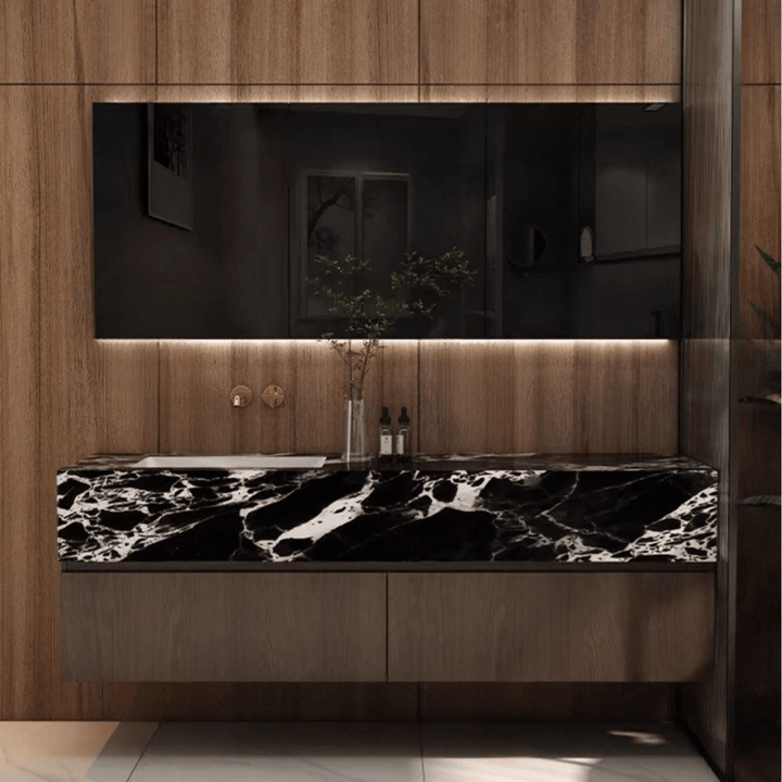 Carrera Modern Marble Bathroom Vanity Set - Exclusivia