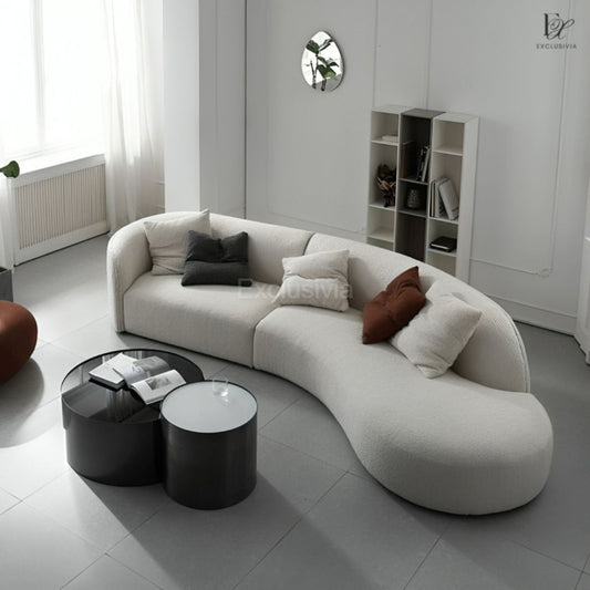 CARTER Boucle Sectional Sofa - Exclusivia