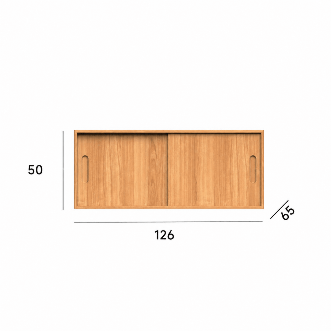 Cerise Japandi Solid Wood Wardrobe - Exclusivia