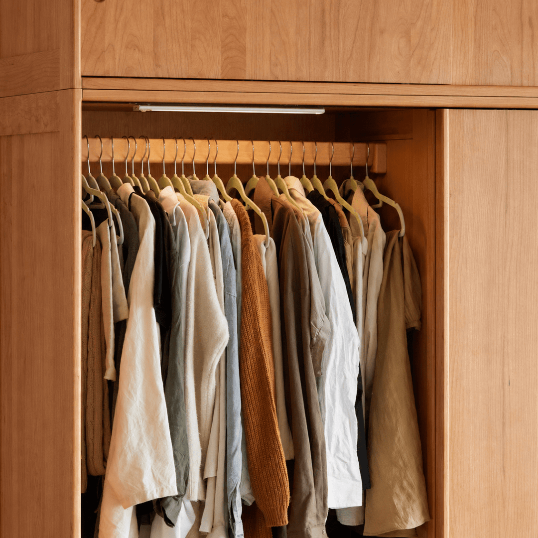 Cerise Japandi Solid Wood Wardrobe - Exclusivia
