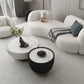 CHARLOTTE Modern Fabric / Leather Sofa - Exclusivia