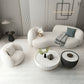 CHARLOTTE Modern Fabric / Leather Sofa - Exclusivia