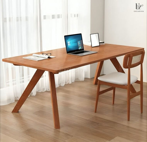 CHAYA Modern Solid Wood Dining Table - Exclusivia