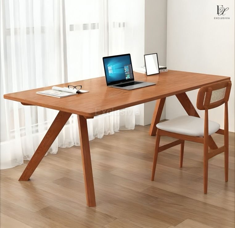 CHAYA Modern Solid Wood Dining Table - Exclusivia