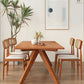 CHAYA Modern Solid Wood Dining Table - Exclusivia