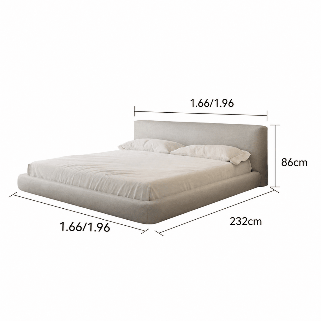 Cira Soft Fabric Bedframe - Exclusivia