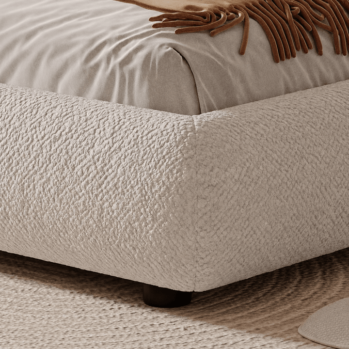 Clouden Modern Boucle Bedframe - Exclusivia