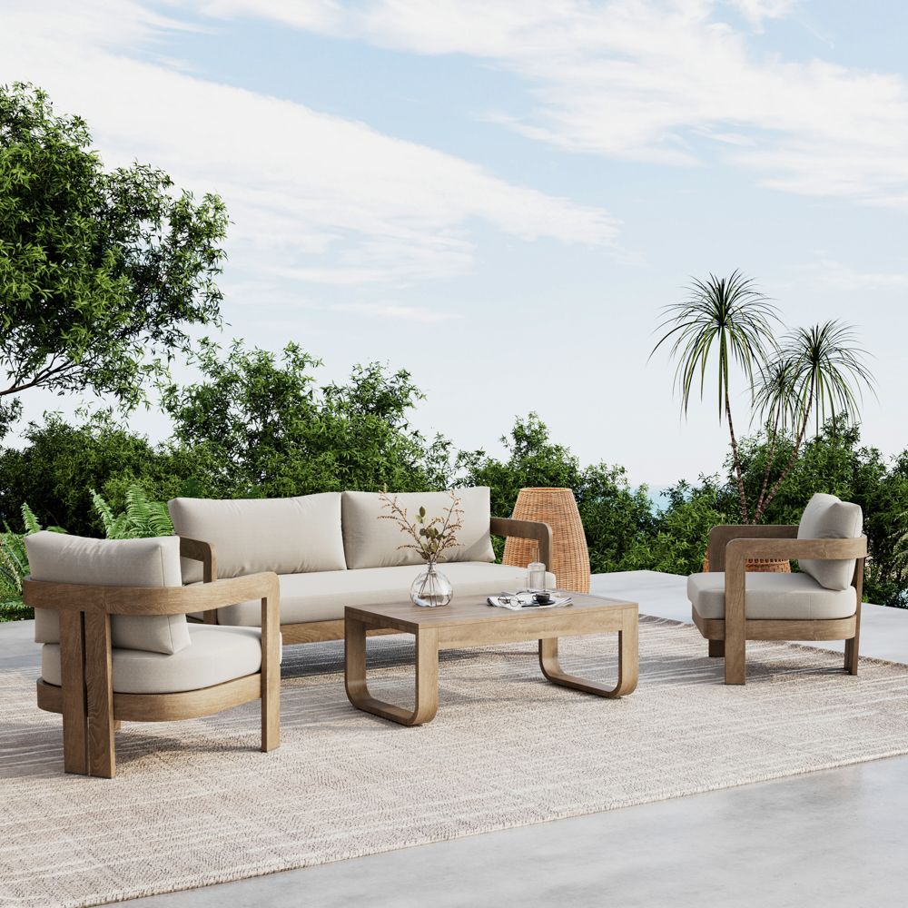 Vardon Outdoor Coffee Table, 110 cm