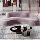 CORRAN Modern Curved Velvet Sofa - Exclusivia