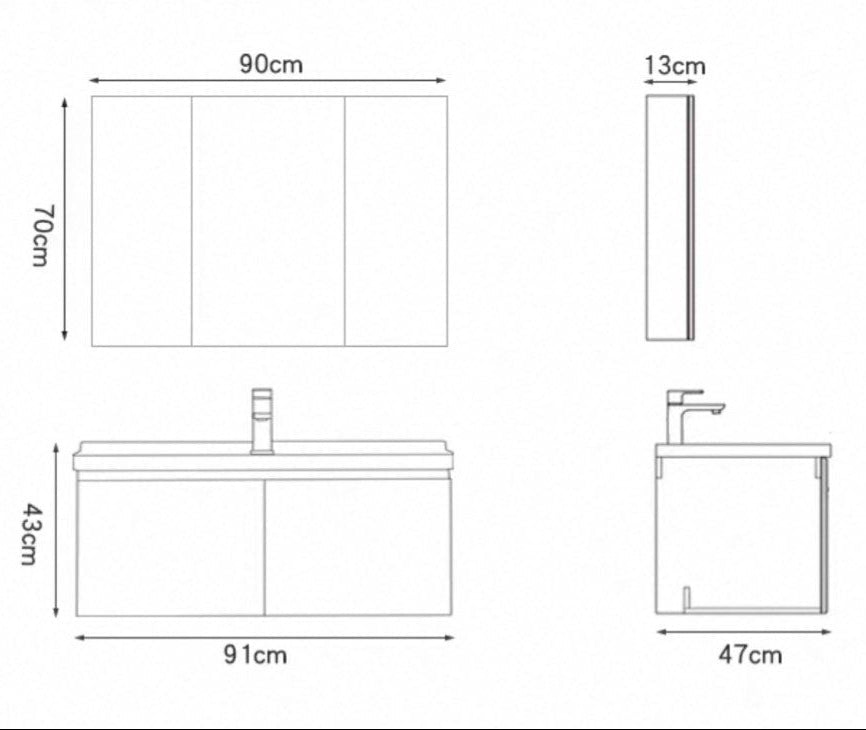 Cove Modern Bathroom Vanity Sink - Exclusivia