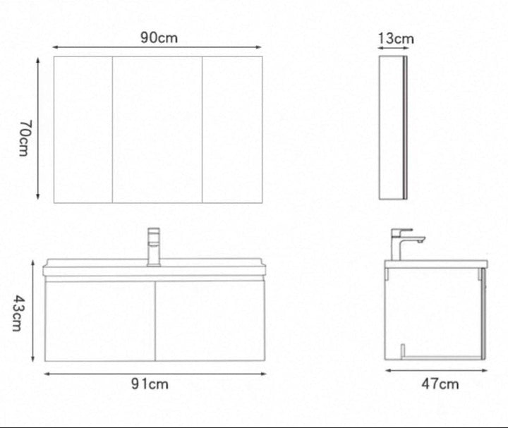 Cove Modern Bathroom Vanity Sink - Exclusivia