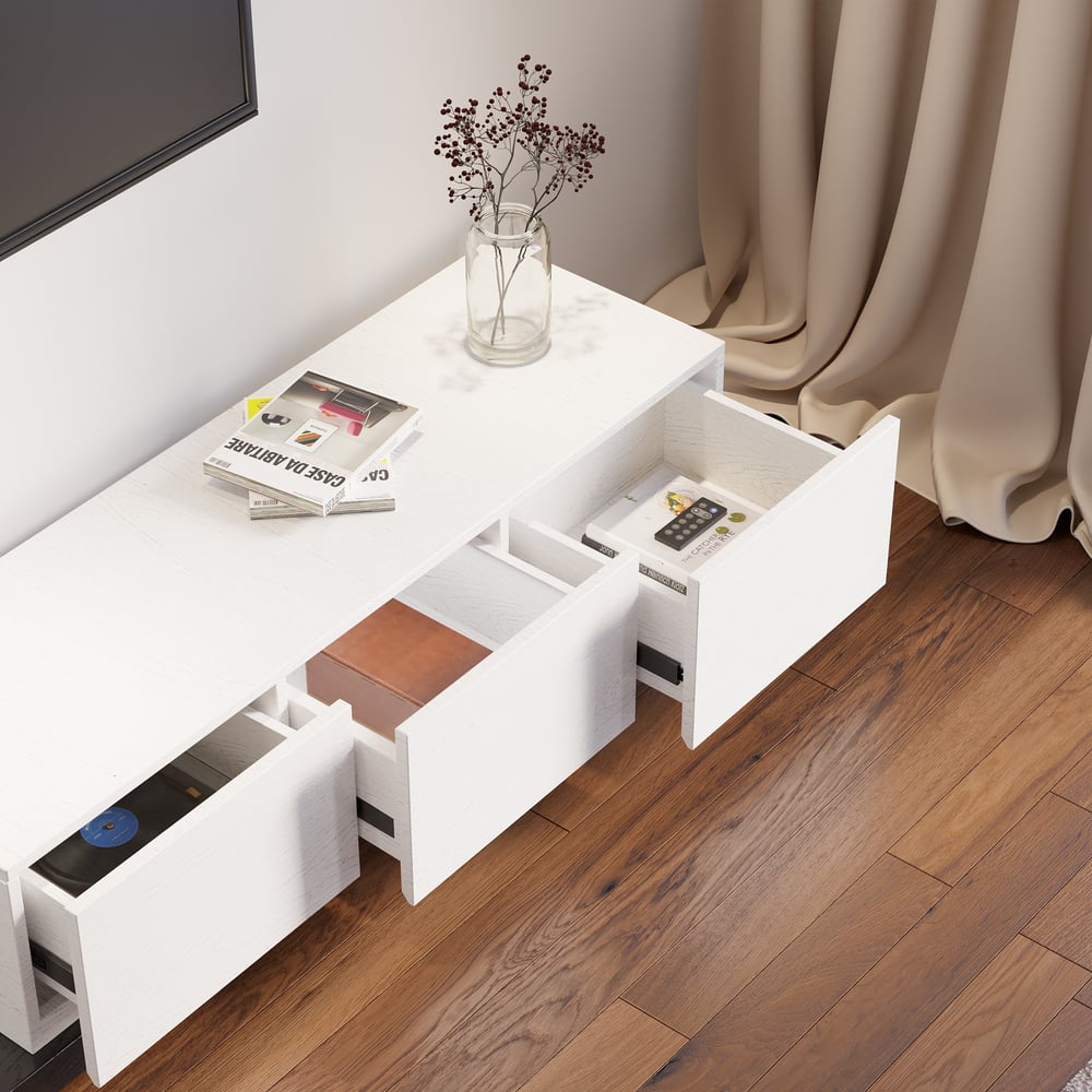 Crator Extendable Wood TV Stand, 200 cm - Exclusivia