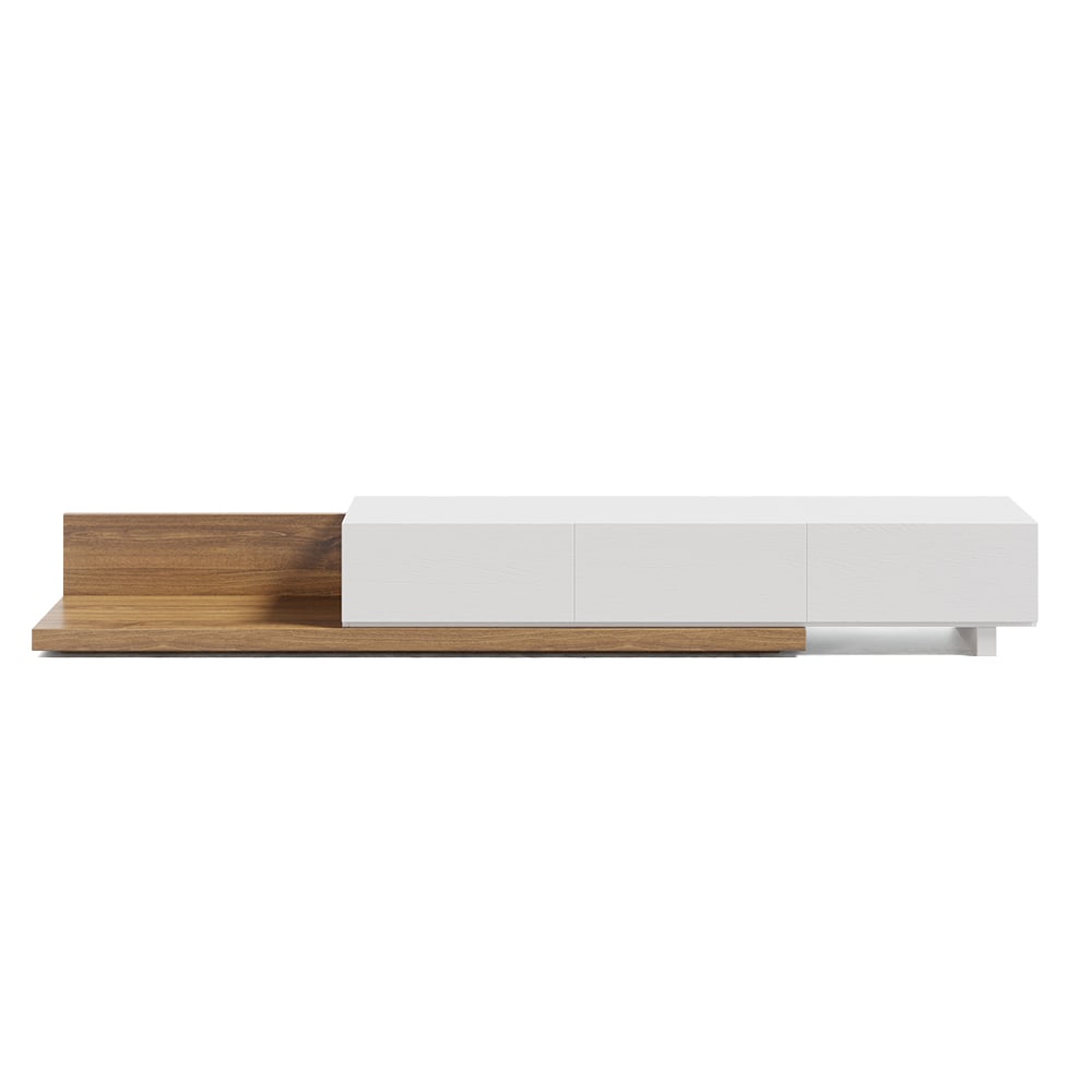 Crator Extendable Wood TV Stand, 200 cm - Exclusivia