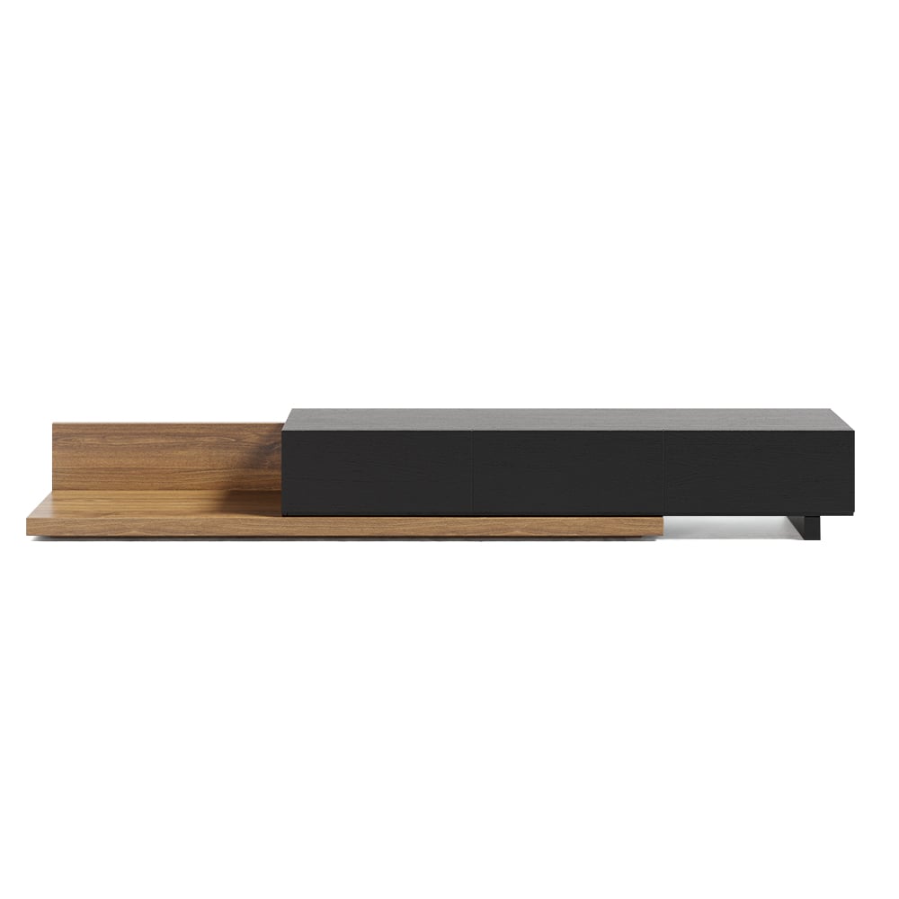 Crator Extendable Wood TV Stand, 200 cm - Exclusivia
