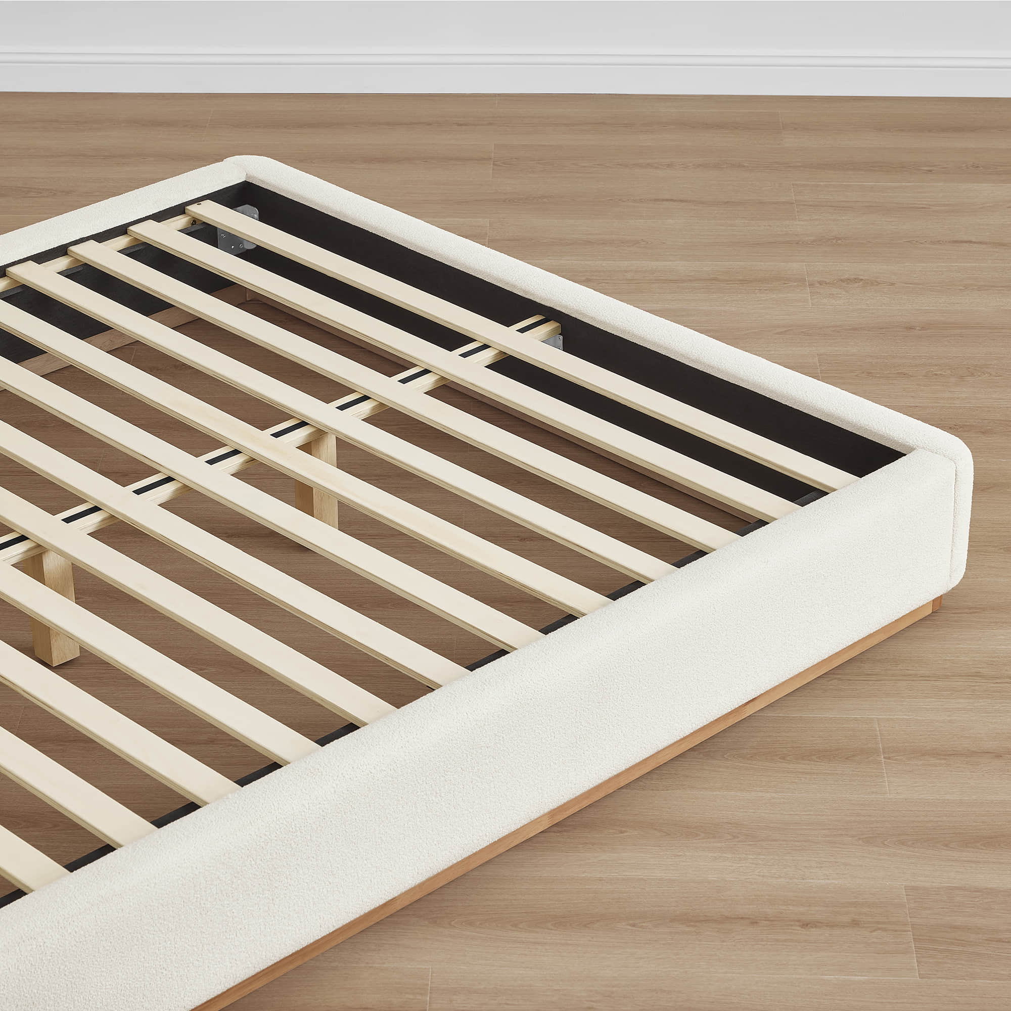 Ronan Bouclé Platform Bed