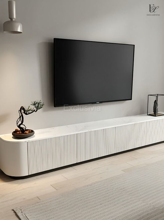 CREAME Modern Marble TV Console - Exclusivia