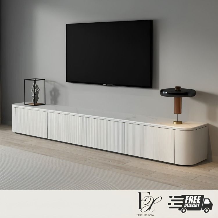 CREAME Modern Marble TV Console - Exclusivia