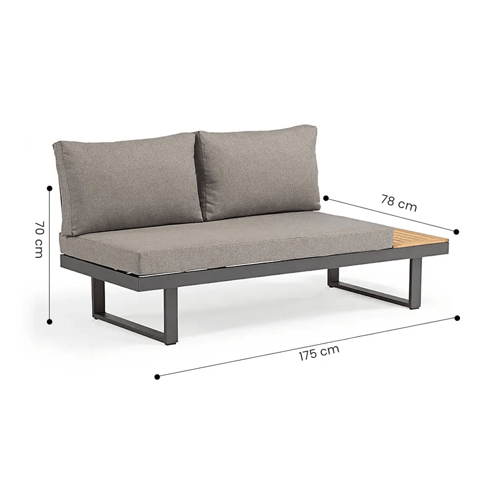 Cresta Contemporary Outdoor Sectional Sofa Set - Exclusivia