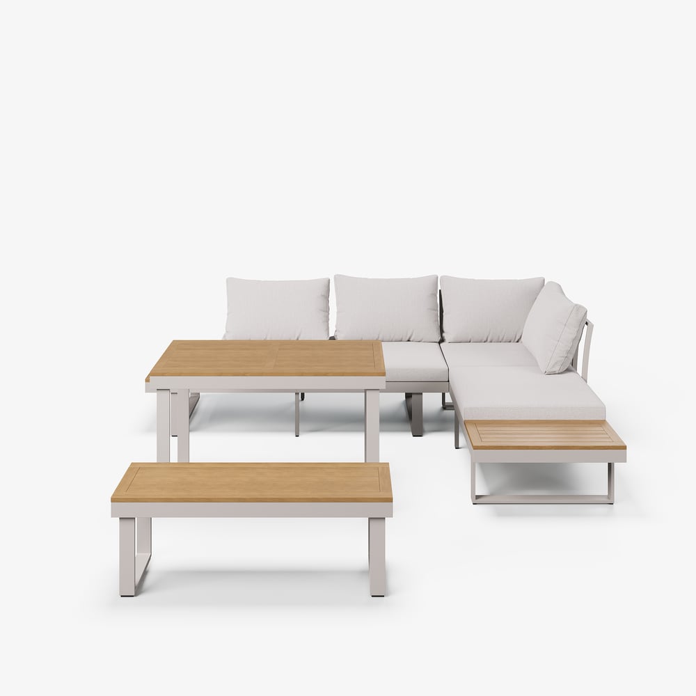Cresta Contemporary Outdoor Sectional Sofa Set - Exclusivia