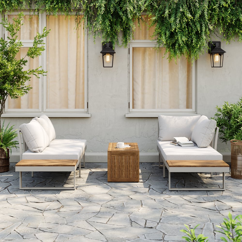 Cresta Contemporary Outdoor Sectional Sofa Set - Exclusivia