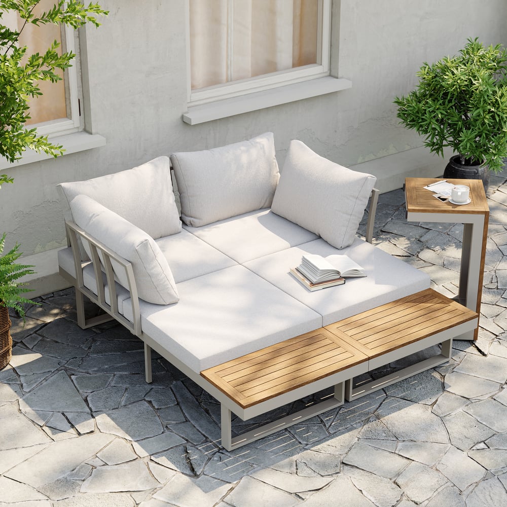 Cresta Contemporary Outdoor Sectional Sofa Set - Exclusivia