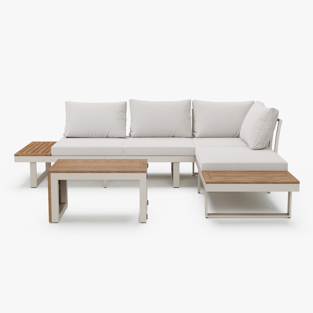 Cresta Contemporary Outdoor Sectional Sofa Set - Exclusivia