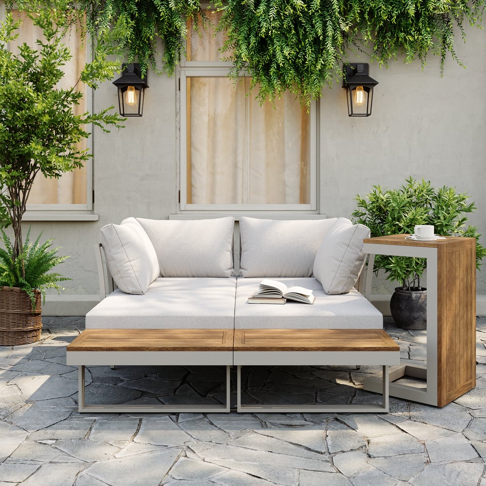 Cresta Contemporary Outdoor Sectional Sofa Set - Exclusivia