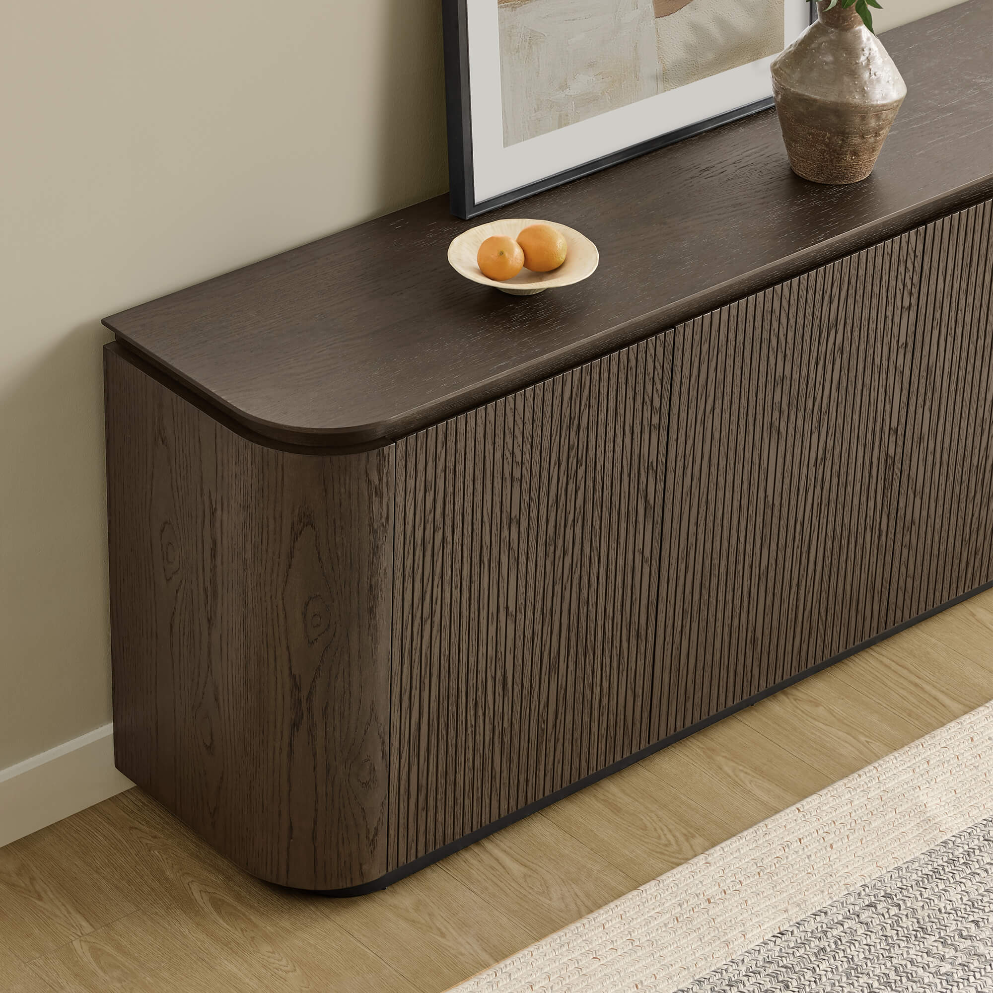 Elvar 180 cm Curved Sideboard