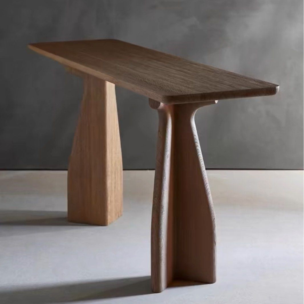 CARMA Modern Solid Wood Console Table