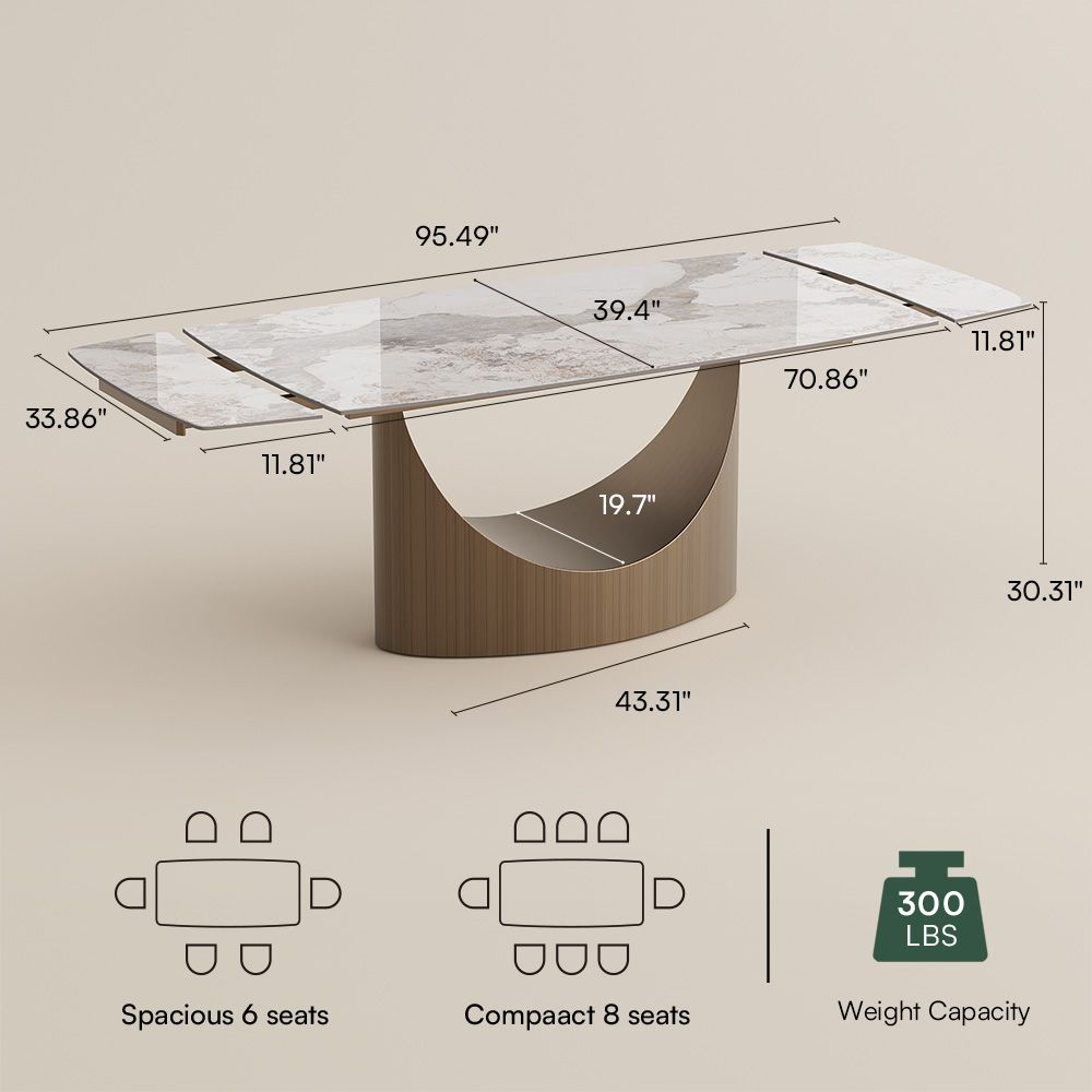 Pandora / Bronze / 180 - 240 cm (Seats 6-8)