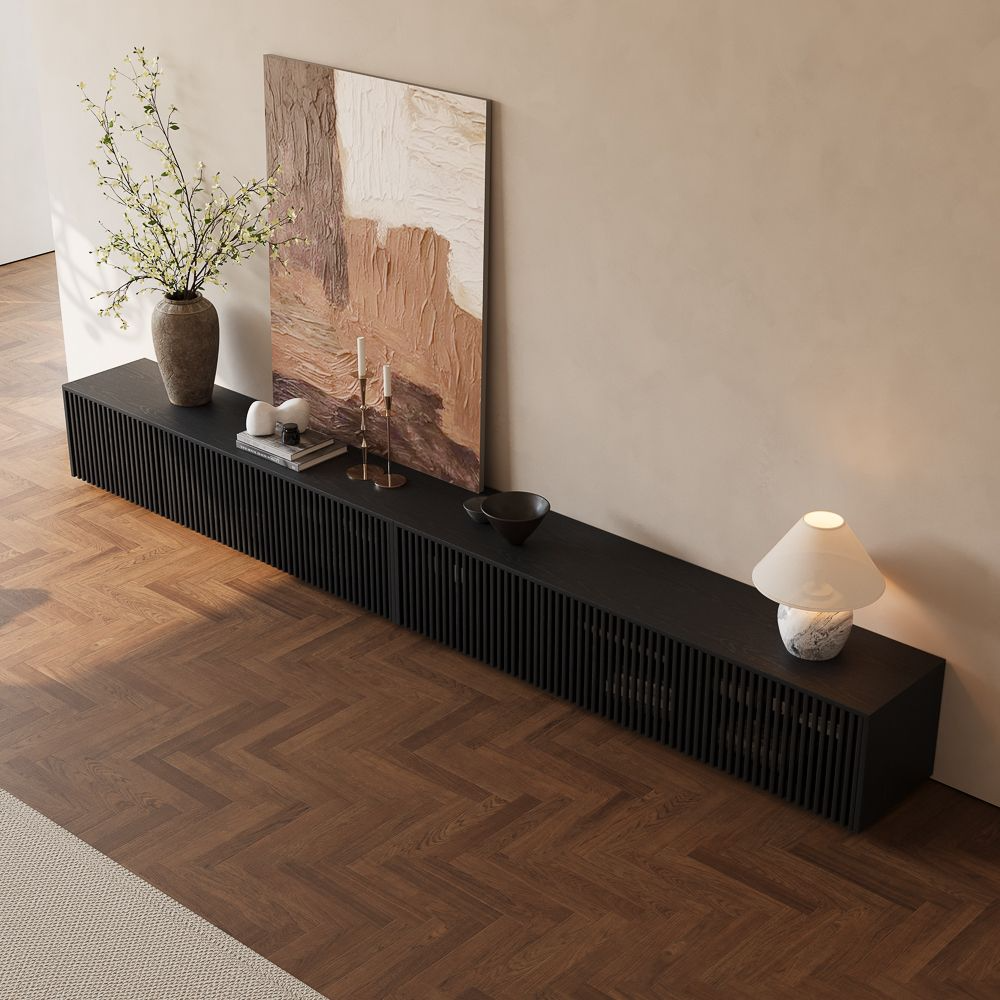 Aeolus Modern Wood TV Stand