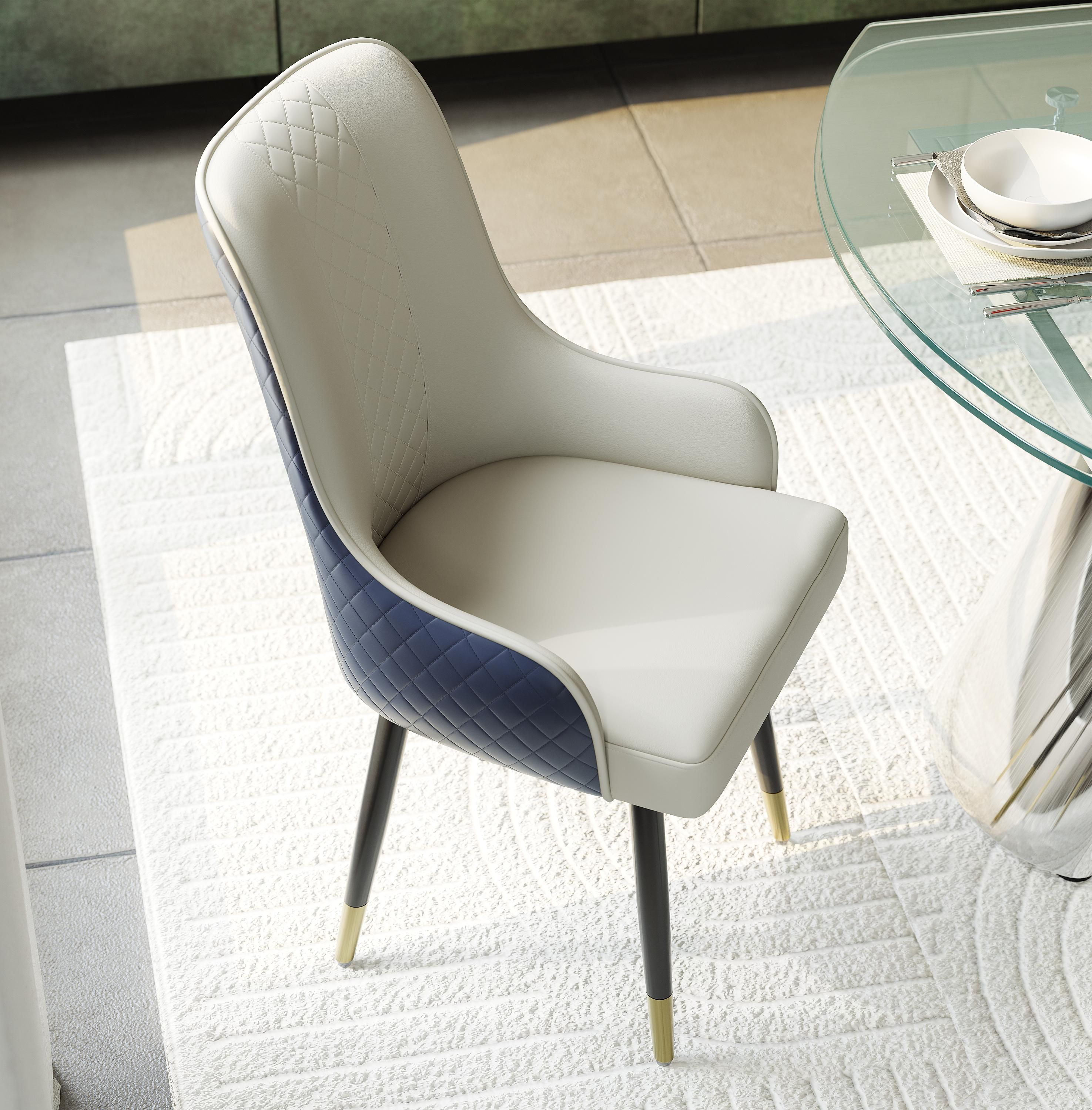 Norrin – Set of 2 Modern Upholstered Dining Chairs