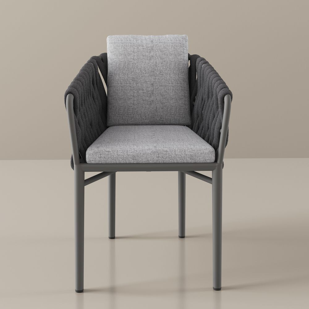 Solaro 60 cm Outdoor Wicker Chair — Set of 2