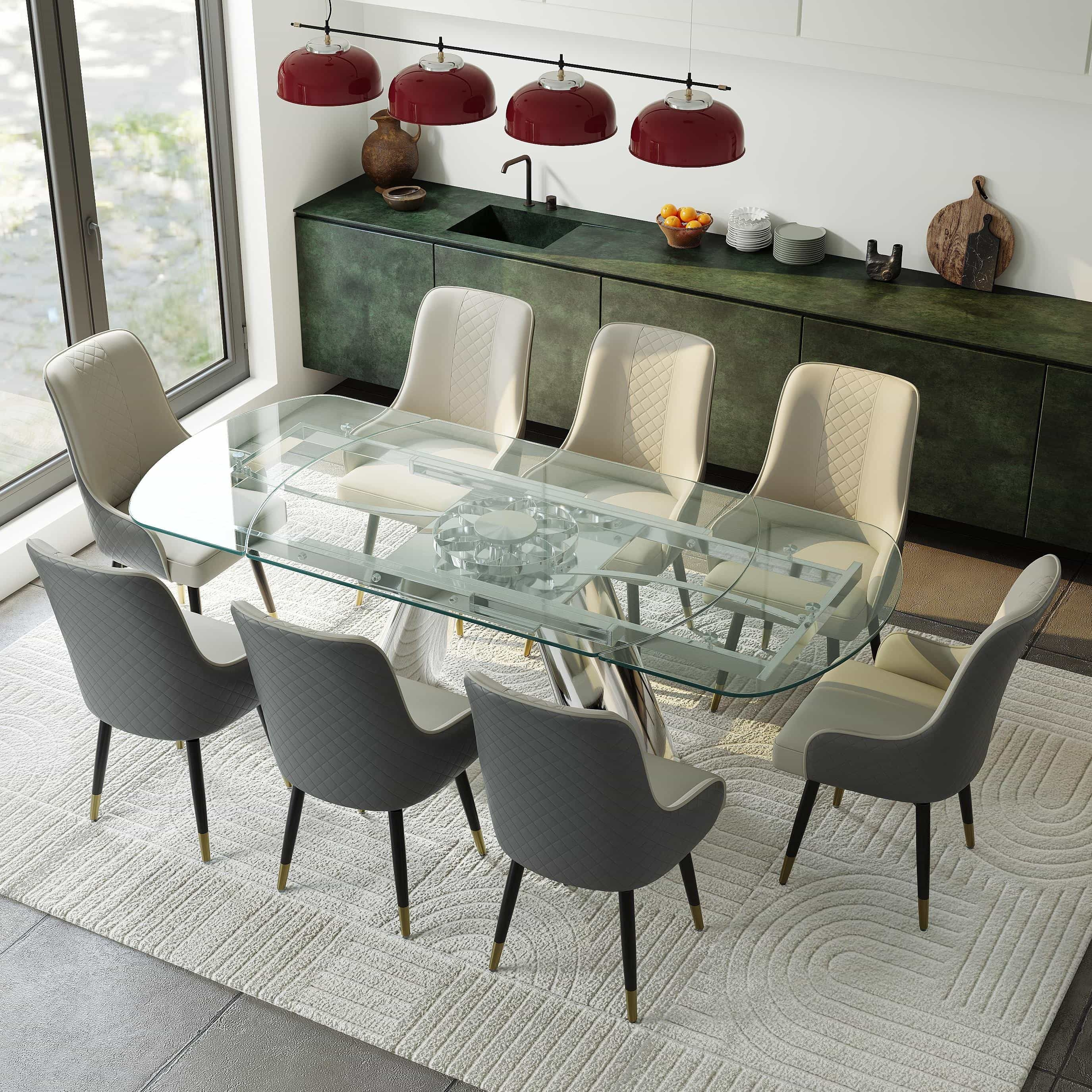 Norrin – Set of 2 Modern Upholstered Dining Chairs