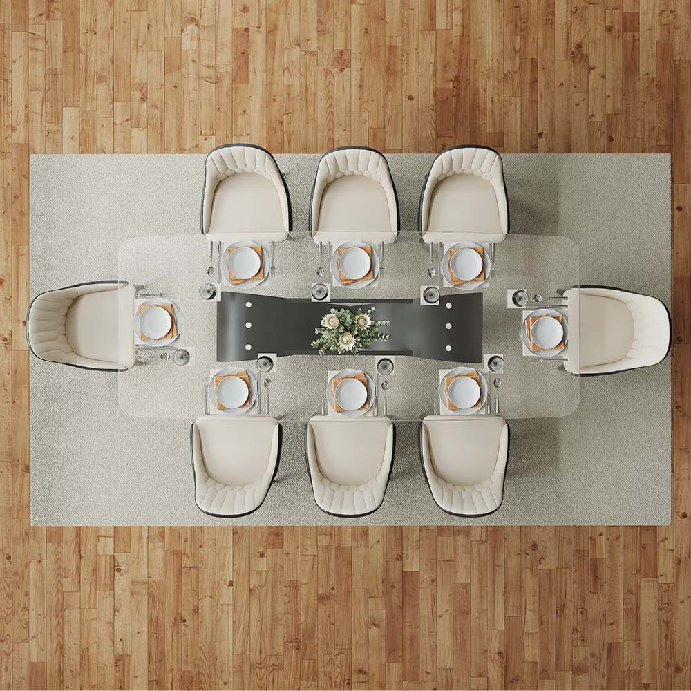 NovaLux Rectangular Sintered Stone Dining Table