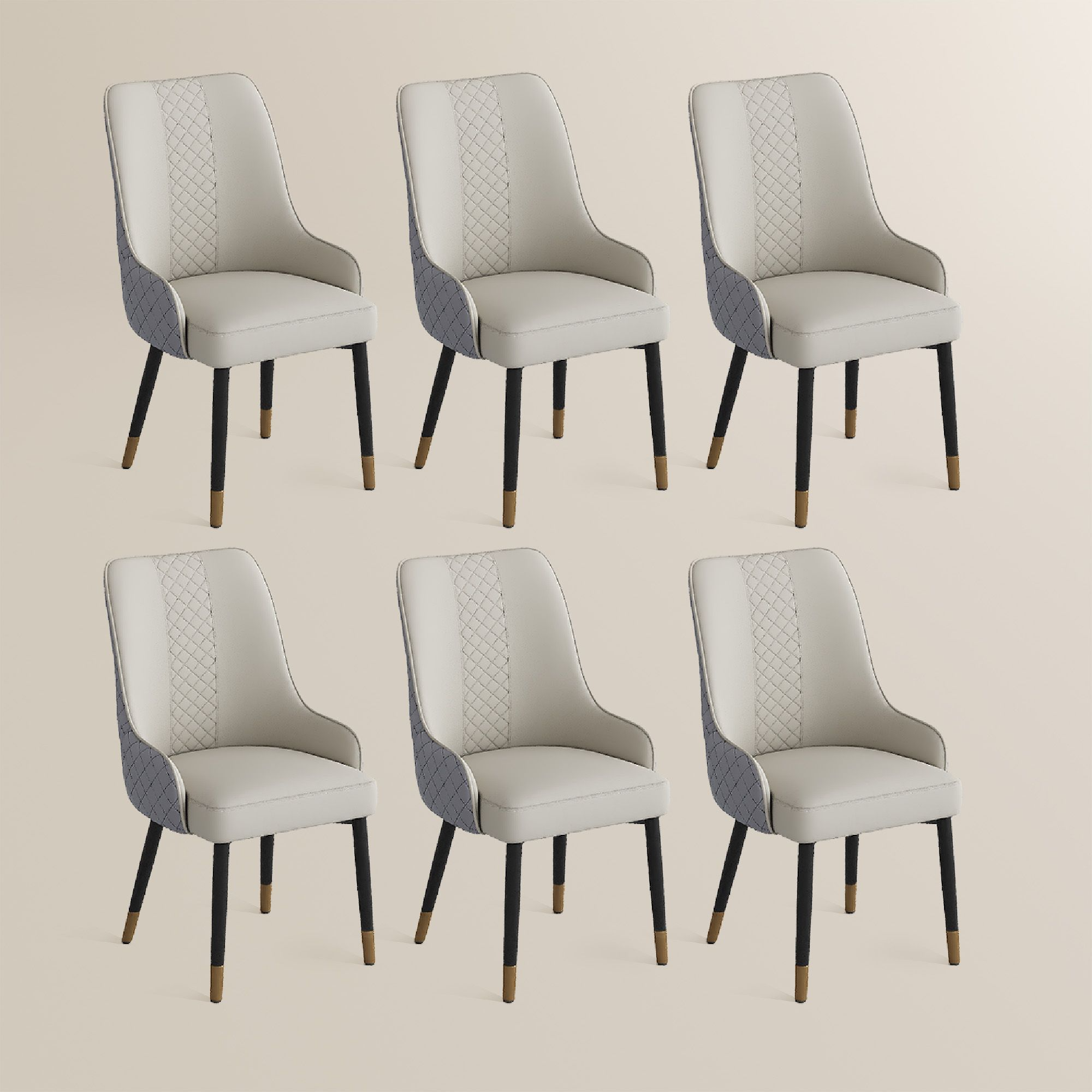Norrin – Set of 2 Modern Upholstered Dining Chairs