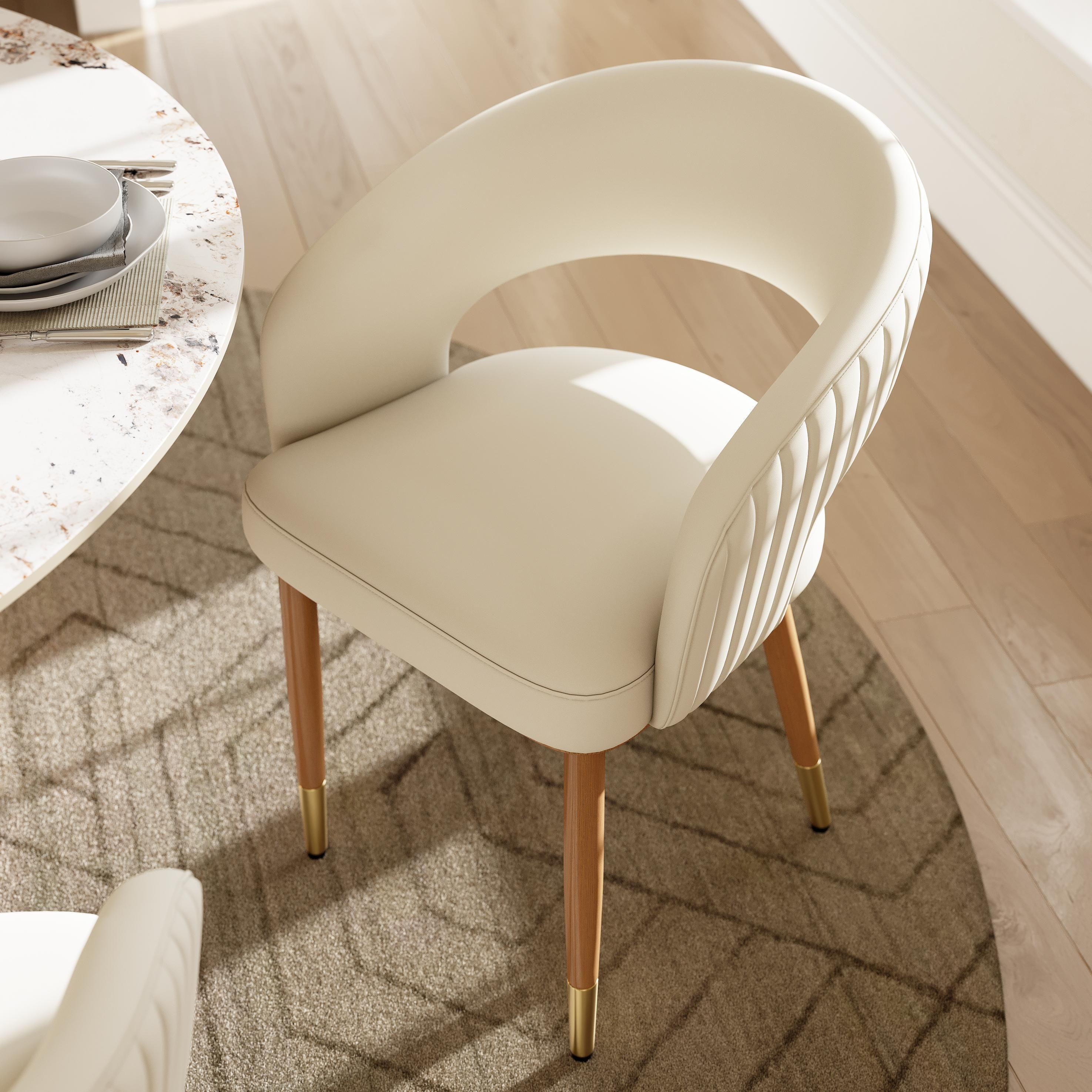 Seren 50 cm Modern Upholstered Dining Chairs — Set of 2