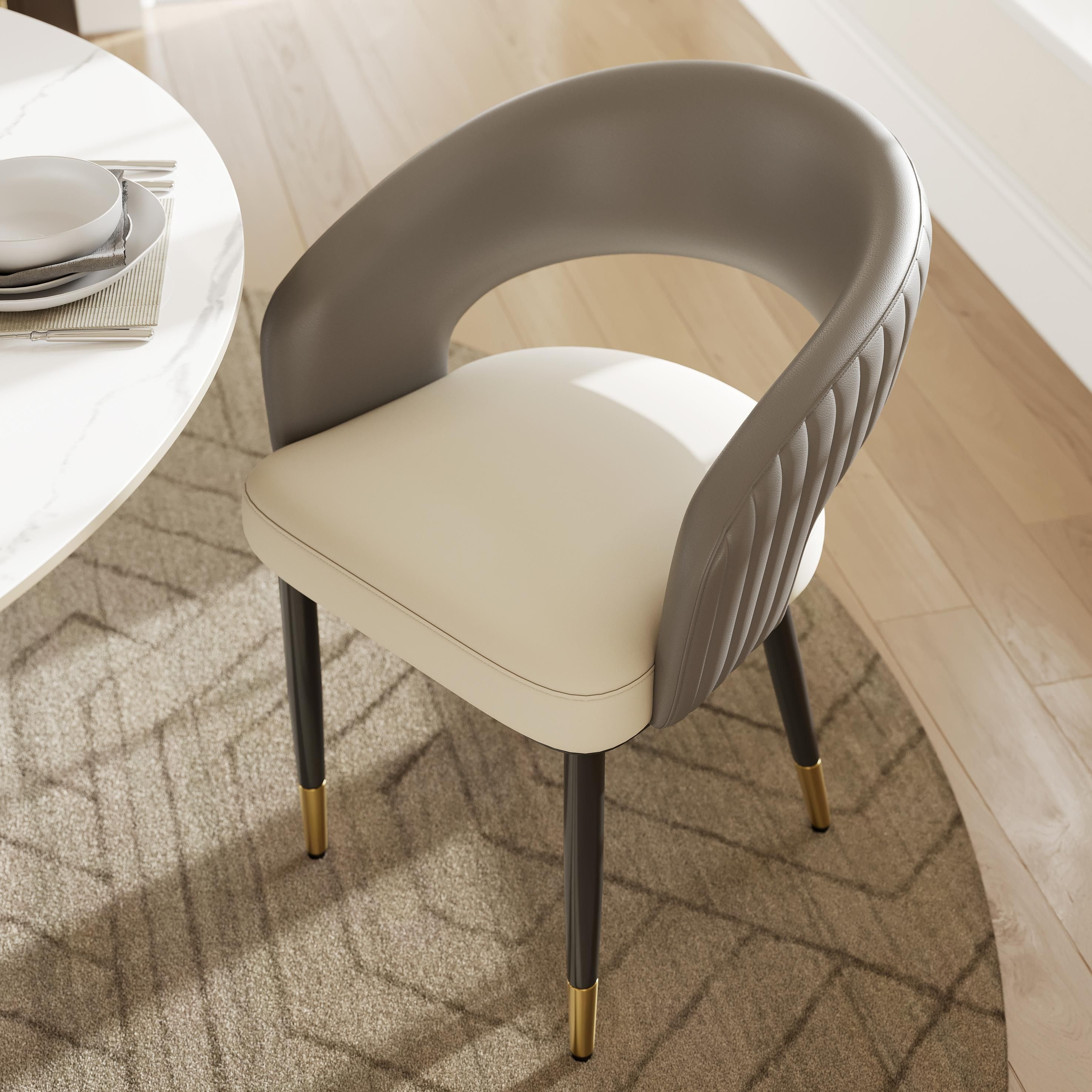 Seren 50 cm Modern Upholstered Dining Chairs — Set of 2