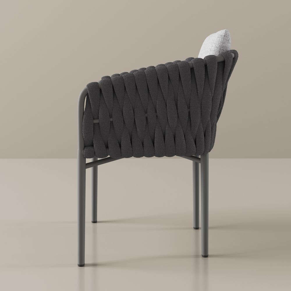 Solaro 60 cm Outdoor Wicker Chair — Set of 2